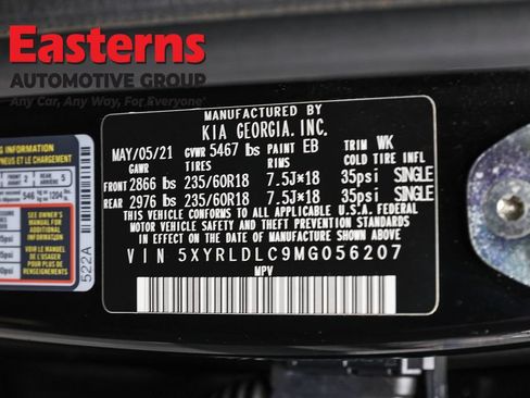 Used 2021 Kia Sorento S w/ Panoramic Sunroof Package AWD/4WD image 36