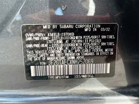 Used 2022 Subaru Crosstrek 2.0i Premium w/ Moonroof Package image 30