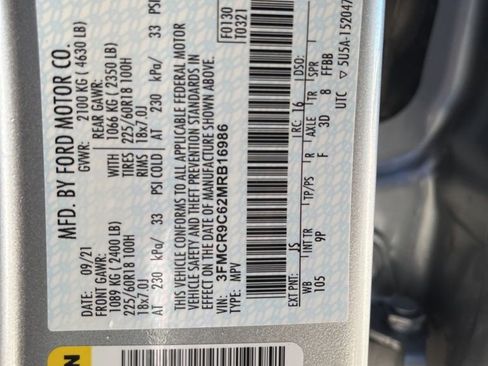 Used 2021 Ford Bronco Sport Outer Banks w/ Outer Banks Package (96D) image 11