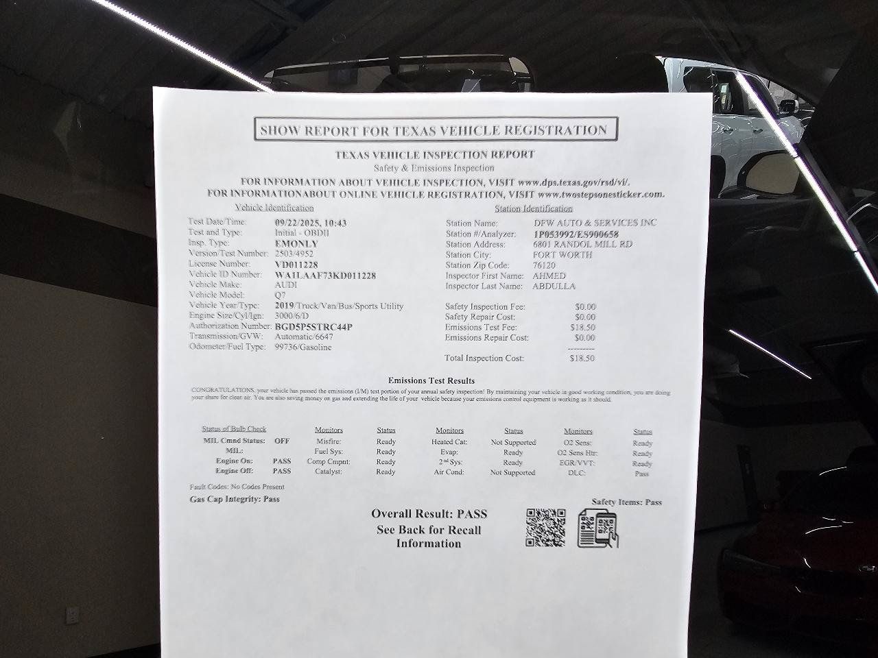 Used 2019 Audi Q7 3.0T Premium Plus w/ Premium Plus Package AWD/4WD image 48