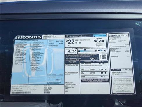 New 2026 Honda Odyssey EX-L image 22