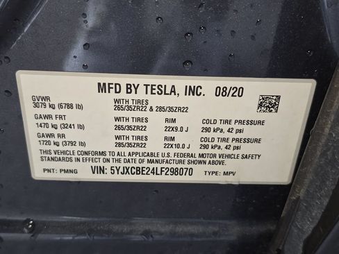 Used 2020 Tesla Model X Long Range AWD/4WD image 36