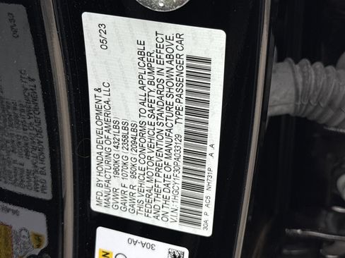 Certified 2023 Honda Accord EX image 41