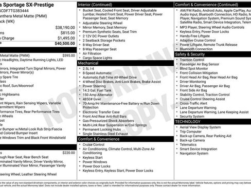 New 2026 Kia Sportage SX image 44