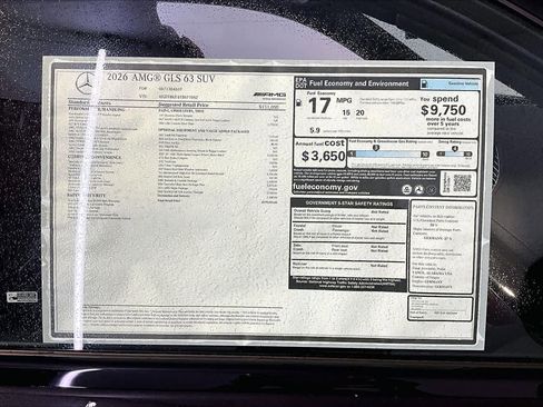 New 2026 Mercedes-Benz GLS 63 AMG 4MATIC image 18