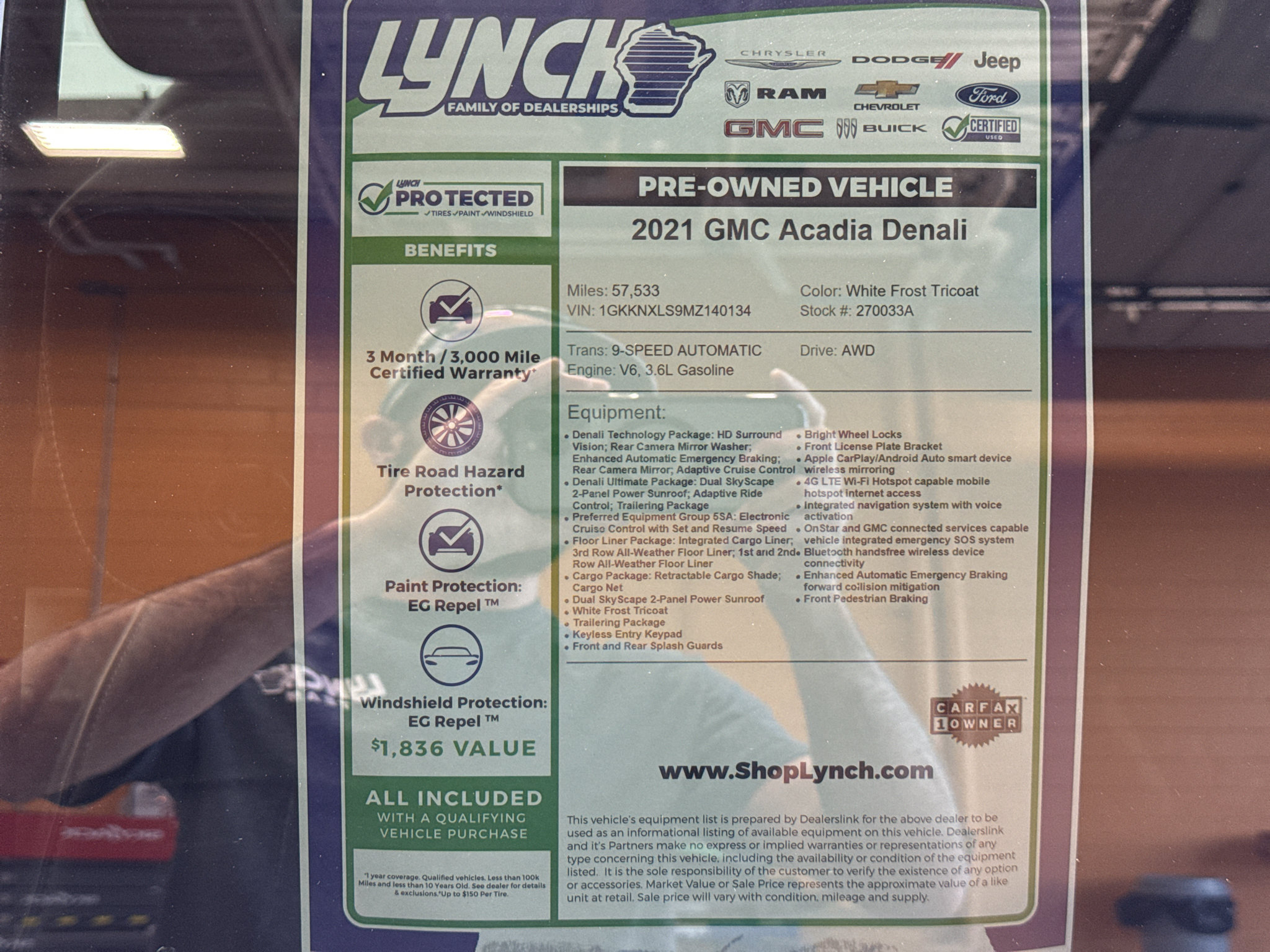 Used 2021 GMC Acadia Denali w/ Denali Ultimate Package AWD/4WD image 43