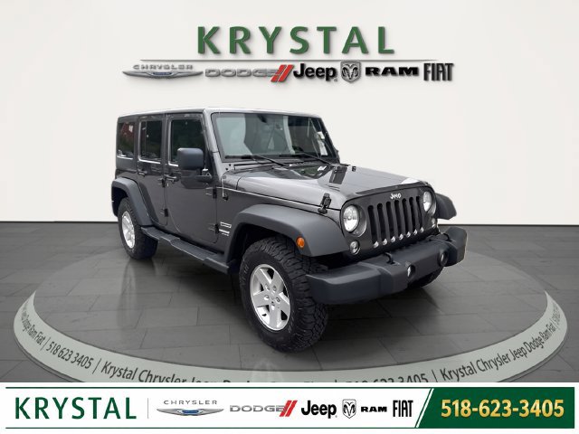 Certified 2017 Jeep Wrangler Unlimited Sport w/ Quick Order Package 24S AWD/4WD image 1