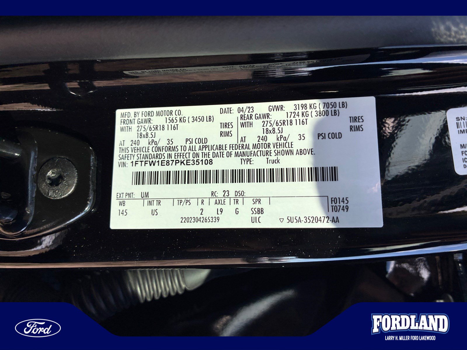 Used 2023 Ford F150 XLT w/ Equipment Group 301A Mid AWD/4WD image 25