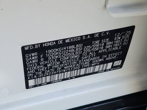 New 2026 Honda HR-V EX-L image 16