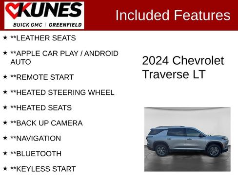 Used 2024 Chevrolet Traverse LT AWD/4WD image 2