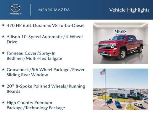 Used 2024 Chevrolet Silverado 3500 High Country w/ High Country Premium Package AWD/4WD image 2