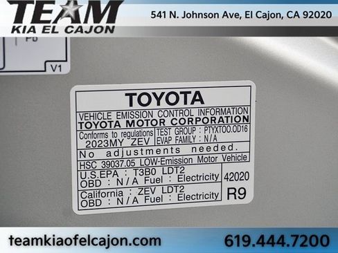 Used 2023 Toyota bZ4X Limited w/ Weather Package image 40