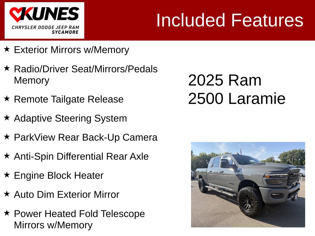 Used 2025 RAM 2500 Laramie w/ Night Edition AWD/4WD image 4