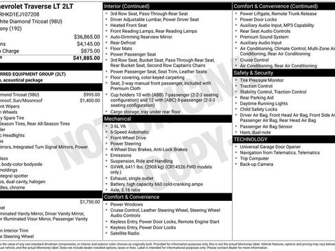 Used 2014 Chevrolet Traverse LT image 37