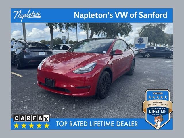 Used 2020 Tesla Model Y Long Range AWD/4WD image 1