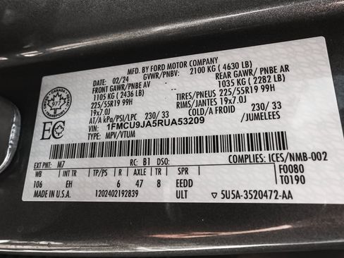 Used 2024 Ford Escape Platinum AWD/4WD image 15