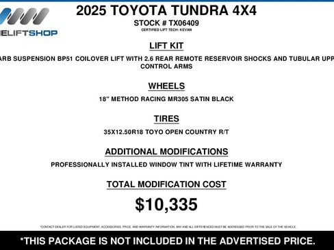 Used 2025 Toyota Tundra Platinum image 2