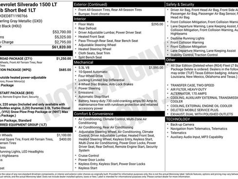 New 2026 Chevrolet Silverado 1500 LT w/ Z71 Off-Road Package AWD/4WD image 10