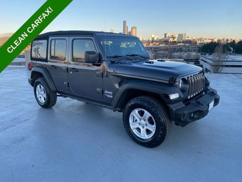 Used 2021 Jeep Wrangler Unlimited Sport image 1