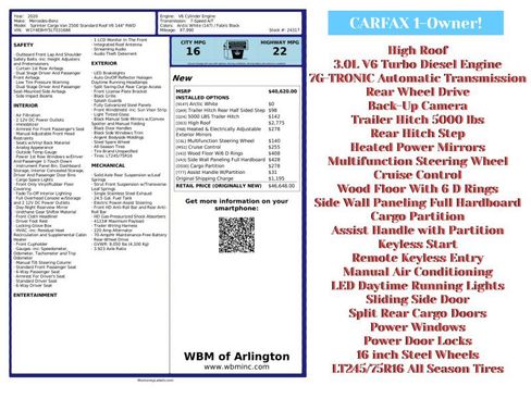 Used 2020 Mercedes-Benz Sprinter 2500 image 2