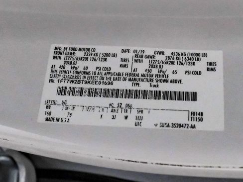 Used 2019 Ford F250 Platinum w/ Platinum Ultimate Package image 47