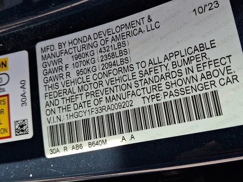 Used 2024 Honda Accord EX image 27