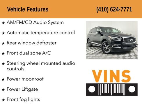 Used 2019 INFINITI QX60 Pure AWD/4WD image 5