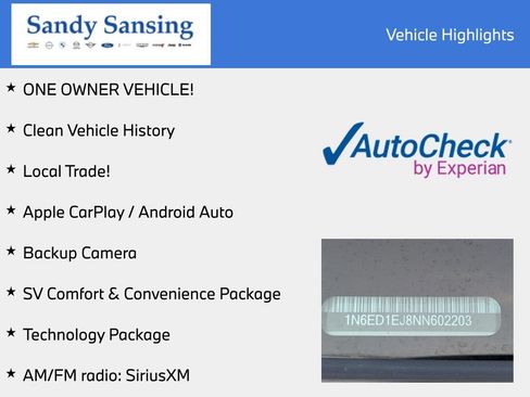 Certified 2022 Nissan Frontier SV RWD image 8