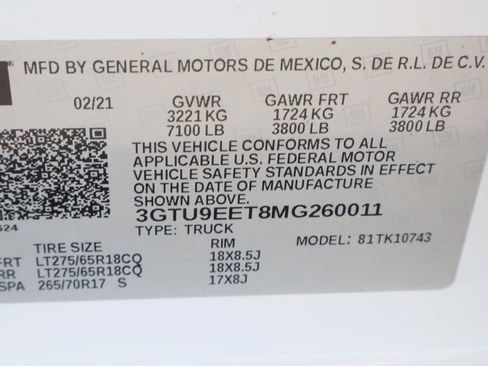 Certified 2021 GMC Sierra 1500 AT4 w/ AT4 Value Package AWD/4WD image 36