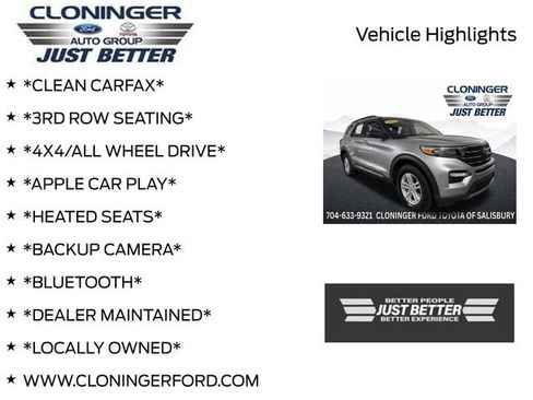 Used 2022 Ford Explorer XLT w/ Equipment Group 202A AWD/4WD image 3