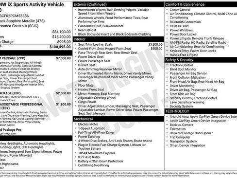 Used 2023 BMW iX xDrive50 w/ Premium Package image 7