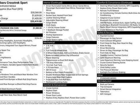 Certified 2025 Subaru Crosstrek 2.5i Sport w/ Popular Package #3A image 13