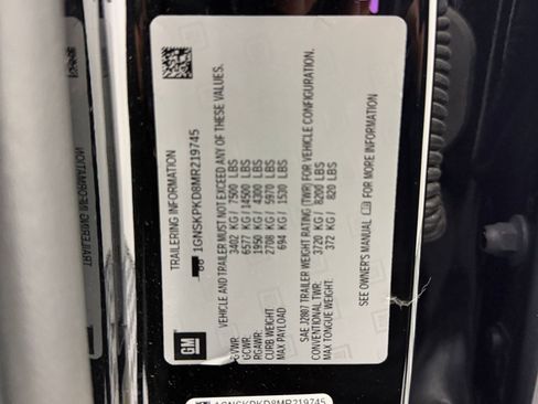 Used 2021 Chevrolet Tahoe Z71 w/ Z71 Off-Road Package image 19