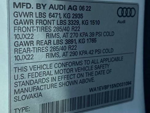 Used 2022 Audi Q8 Premium Plus image 52