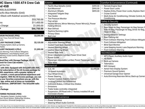 Used 2020 GMC Sierra 1500 AT4 w/ AT4 Premium Package AWD/4WD image 28