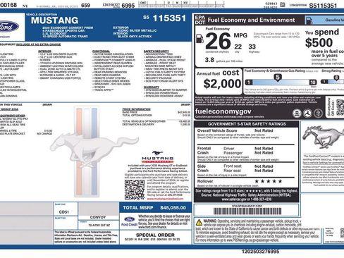 Used 2025 Ford Mustang Premium RWD image 5