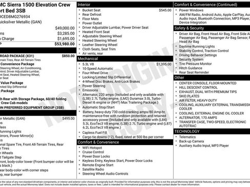 Certified 2021 GMC Sierra 1500 Elevation w/ X31 Off-Road Package image 11