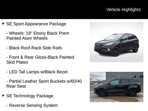 Used 2017 Ford Escape SE w/ Equipment Group 201A image 11