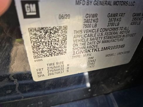 Used 2021 Chevrolet Tahoe High Country w/ Premium Package image 24