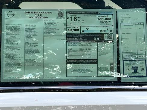 New 2026 Nissan Armada PRO-4X w/ Captain's Chari Seat Package AWD/4WD image 9