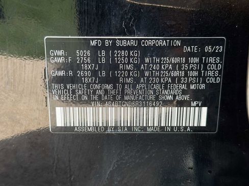 Certified 2024 Subaru Outback Limited XT w/ Popular Package #2 image 32