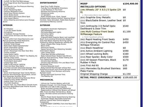 Used 2023 Mercedes-Benz EQS 450+ Sedan image 3