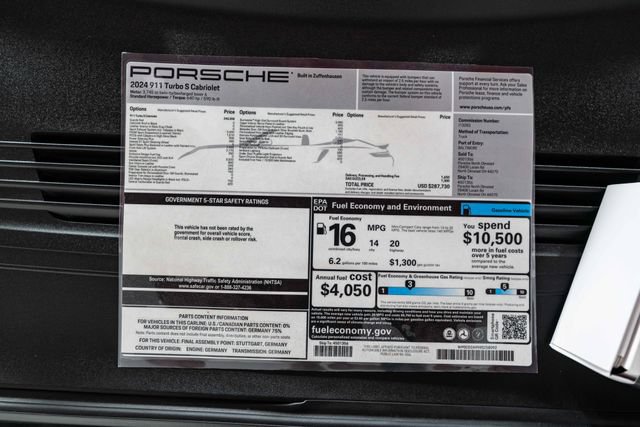 Used 2024 Porsche 911 Turbo S AWD/4WD image 30
