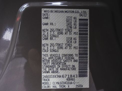 Used 2022 Nissan Frontier PRO-4X image 14