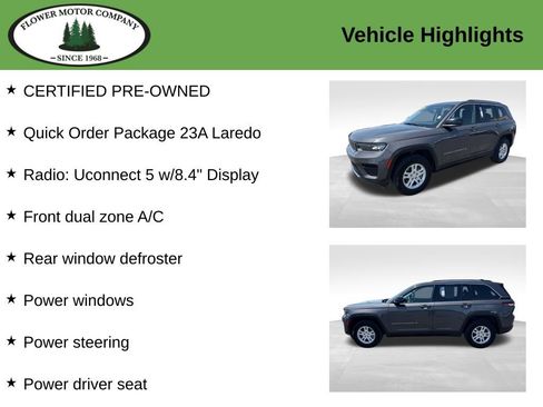 Used 2024 Jeep Grand Cherokee Laredo AWD/4WD image 4