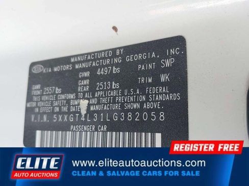 Used 2020 Kia Optima LX image 17