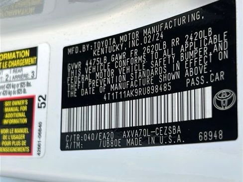 Used 2024 Toyota Camry SE w/ Convenience Package FWD image 41