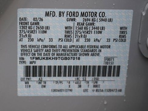 New 2026 Ford Explorer ST-Line w/ ST-Line Street Pack image 32