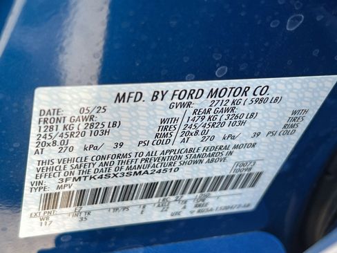 New 2025 Ford Mustang Mach-E GT w/ Interior Protection Package image 29