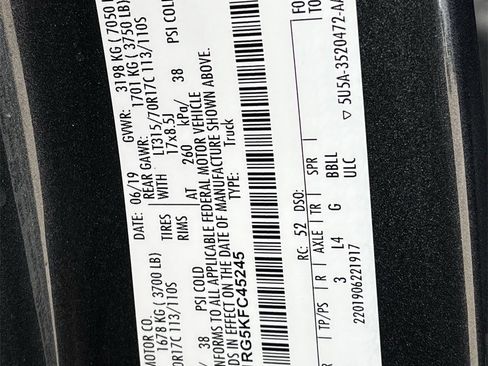 Used 2019 Ford F150 Raptor w/ Equipment Group 802A Luxury image 30